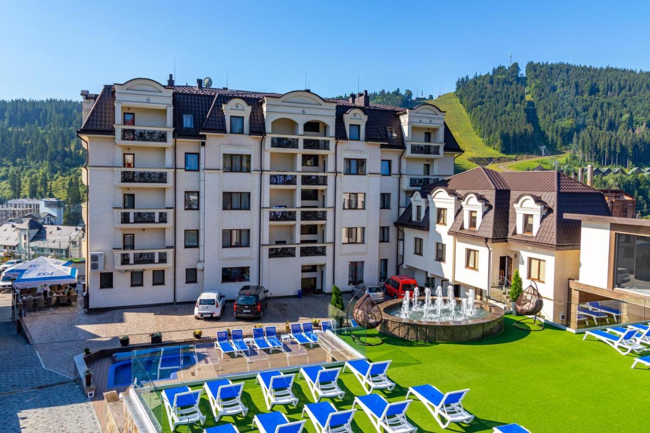 Marion Spa - Breakfast Included In The Price Spa Swimming Pool Sauna Hammam Jacuzzi Salt Room Children'S Room Restaurant Parking 400 M To Bukovel Lift 1 Mountain View Exterior photo