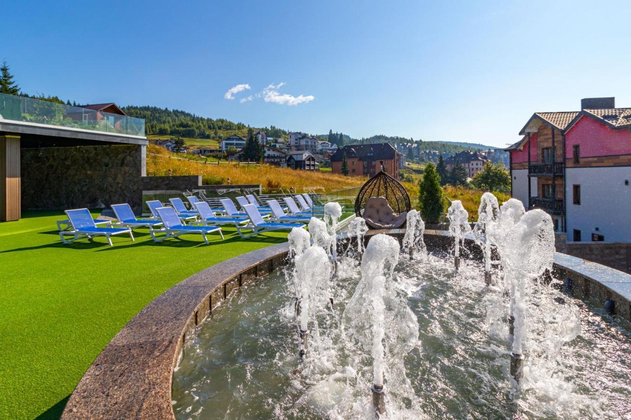 Marion Spa - Breakfast Included In The Price Spa Swimming Pool Sauna Hammam Jacuzzi Salt Room Children'S Room Restaurant Parking 400 M To Bukovel Lift 1 Mountain View Exterior photo